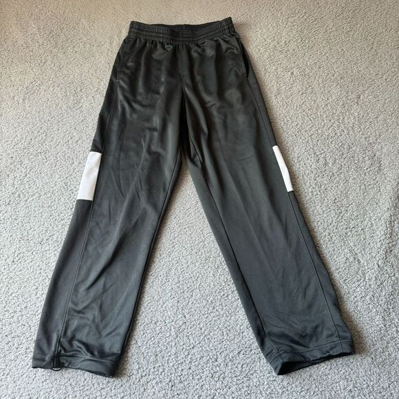 NEW Nike Pants Mens‎ Medium Black Rivalry Basketball Track Athletic Warm Up Gym - Picture 1 of 13